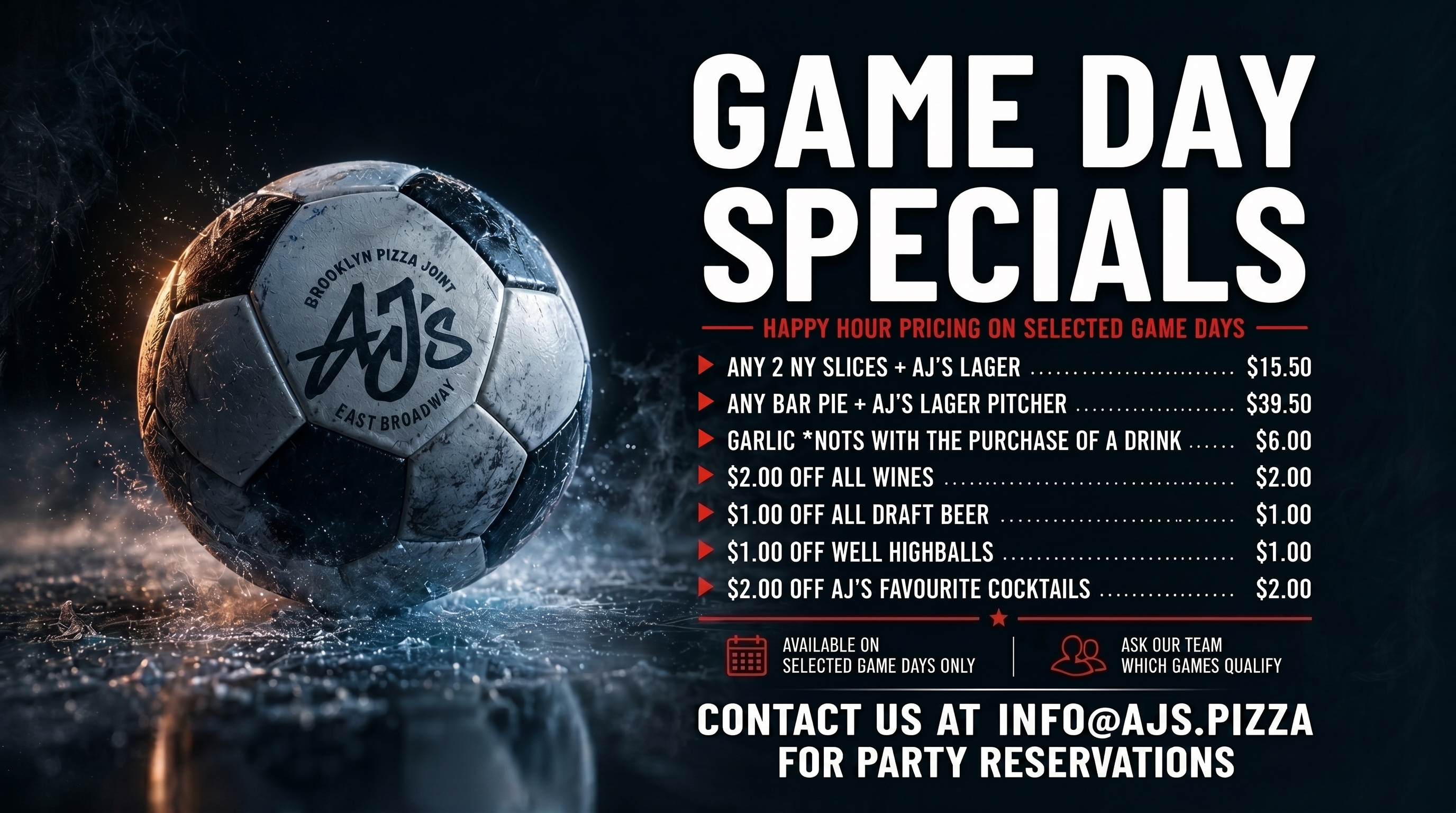 Daily Specials