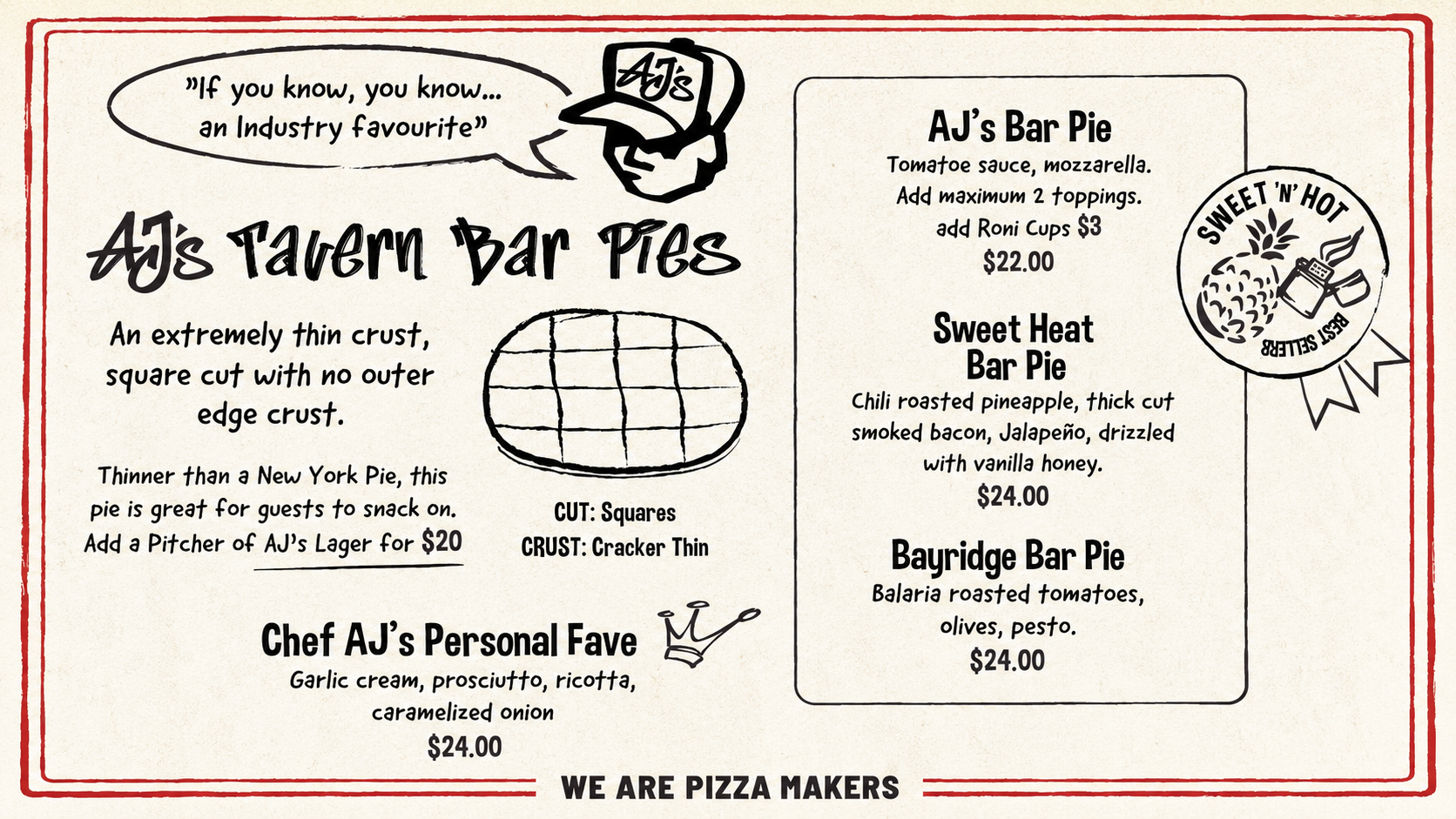 Drinks Menu Page 1