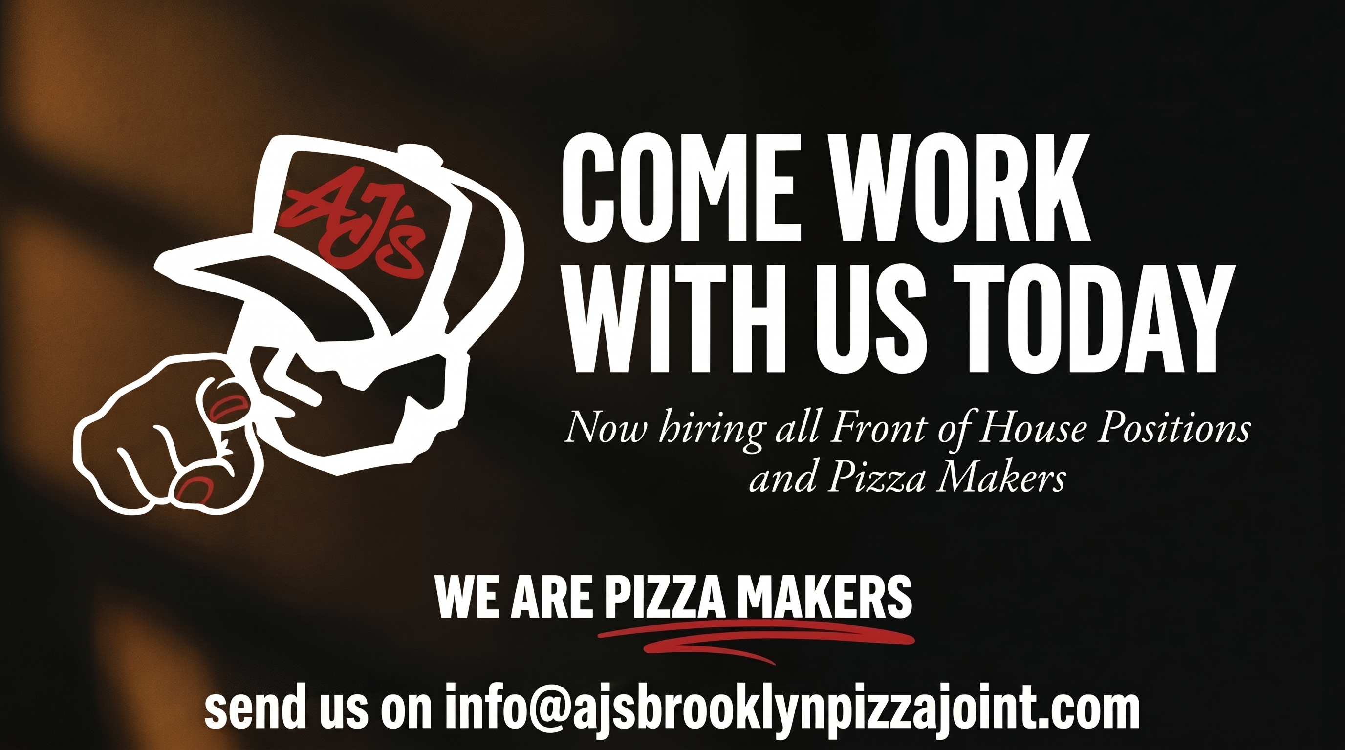 Come Work With Us