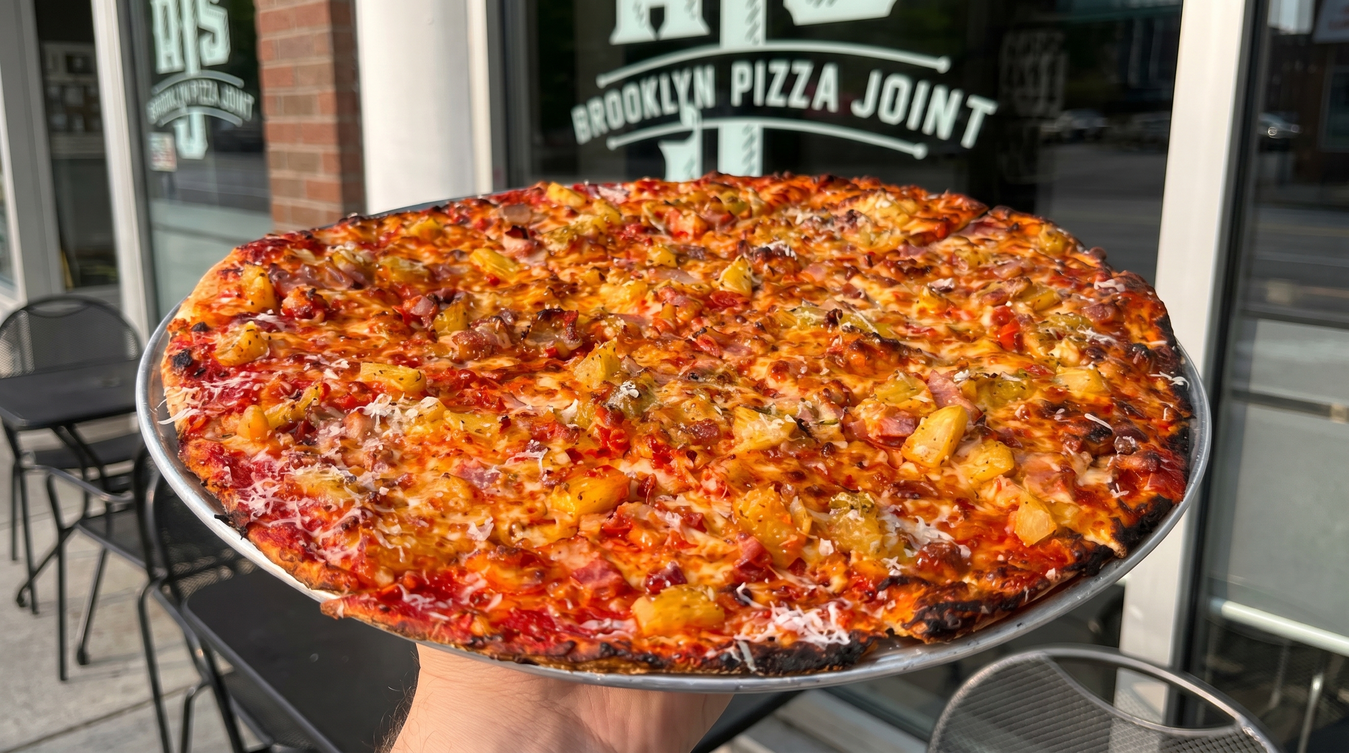 AJ's crew delivering pizza to Vancouver firefighters