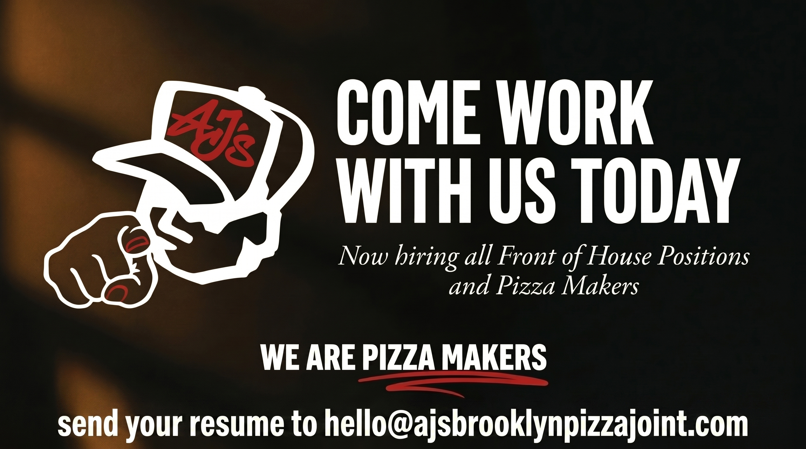 Come Work With Us